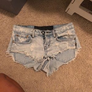 One teaspoon denim shorts